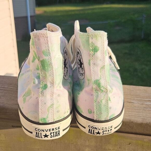Converse Chuck Taylor All Star High Tops W 11 / M 9 Pastel Watercolor - Picture 4 of 10